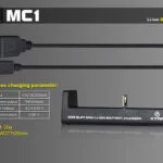 XTAR MC1 USB Φορτιστής Μπαταριών Li-ion Μεγέθους 18650