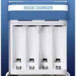 Panasonic Eneloop Basic BQ-CC61 USB Φορτιστής 4 Μπαταριών Ni-MH Μεγέθους AA/AAA σε Λευκό χρώμα