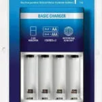 Panasonic Eneloop Basic BQ-CC51 Φορτιστής 4 Μπαταριών Ni-MH Μεγέθους AA/AAA σε Λευκό χρώμα
