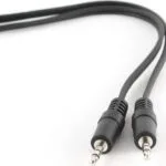 Cablexpert Καλώδιο 3.5mm male - 3.5mm male Μαύρο 1.2m (CCA-404)