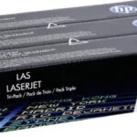 HP 126A Γνήσιο Multipack Toner Laser Εκτυπωτή Κίτρινο/Κυανό/Ματζέντα 3τμχ CF341A