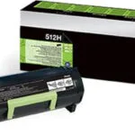 Lexmark 512H Γνήσιο Toner Laser Εκτυπωτή Μαύρο High Capacity Return Program 5000 Σελίδων 51F2H00