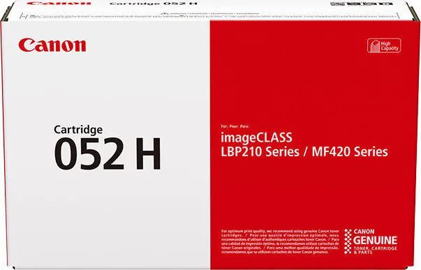 20200310150904_f95bd57e Canon 052H Γνήσιο Toner Laser Εκτυπωτή Μαύρο High Capacity 9200 Σελίδων 2200C002 - Image 1