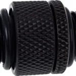 Alphacool Eiszapfen Double Nippel Rotatable G1/4 Outer Thread to G1/4 Outer Thread Fittings Μαύρο 17244