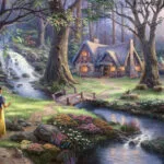 Puzzle Thomas Kinkade Disney Χιονάτη 2D 1000 Κομμάτια 59485