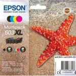 Epson 603XL Γνήσιο Πακέτο 4 Μελανιών Εκτυπωτή InkJet Κίτρινο / Κυανό / Ματζέντα / Μαύρο (C13T03A64010)