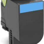 Lexmark 802SC Γνήσιο Toner Laser Εκτυπωτή Κυανό High Yield 2000 Σελίδων (80C2SC0)