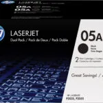 HP 05A Γνήσιο Multipack Toner Laser Εκτυπωτή Μαύρο 2τμχ CE505D