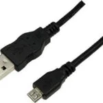 LogiLink Regular USB 2.0 to micro USB Cable Μαύρο 5m (CU0060)