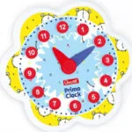 Quercetti Learning Time Clock Montessori STEM Εκπαιδευτικό Παιχνίδι Εκμάθησης Ώρας από Ξύλο για 4+ Ετών 0624