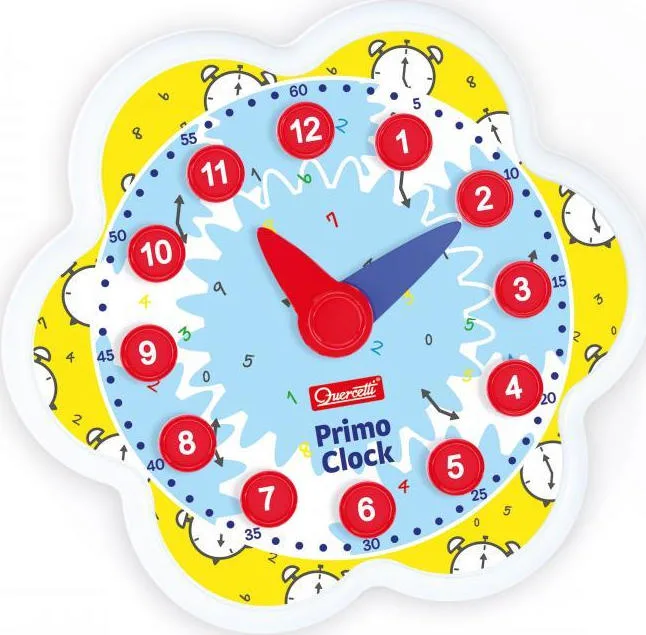 20200327125954_3d46e4be Quercetti Learning Time Clock Montessori STEM Εκπαιδευτικό Παιχνίδι Εκμάθησης Ώρας από Ξύλο για 4+ Ετών 0624 - Image 1