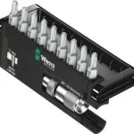 Wera Bit-Check 10 Drywall 1 Bits Sortiment Σετ 10 Τρυπάνια με Κυλινδρικό Στέλεχος για Δομικά Υλικά 05136011001