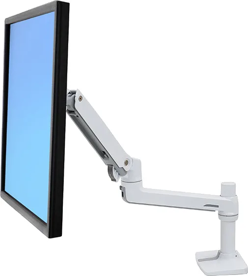 20200401161333_ergotron_lx_desk_mount_lcd_monitor_arm_white Ergotron LX Επιτραπέζια Βάση Οθόνης έως 32" με Βραχίονα Λευκή - Image 1