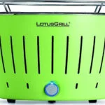 LotusGrill G340 Ανοξείδωτη Φορητή Ψησταριά Κάρβουνου 32x32εκ. G-GR-34 Lime Green