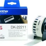Brother Ταινία Ετικετογράφου 15.2m x 29mm σε Λευκό Χρώμα DK-22211