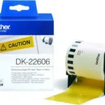 Brother P-touch Ταινία Ετικετογράφου 15.2m x 62mm σε Κίτρινο Χρώμα DK-22606