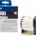 Brother P-touch Ταινία Ετικετογράφου 15.2m x 62mm σε Λευκό Χρώμα DK-22251