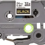 Brother TZE-354 Ταινία Ετικετογράφου 8m x 24mm σε Μαύρο Χρώμα TZE-354