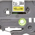 Brother TZE-621 Ταινία Ετικετογράφου 8m x 9mm σε Κίτρινο Χρώμα TZE-621