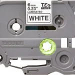 Brother TZE-211 Ταινία Ετικετογράφου 8m x 6mm σε Λευκό Χρώμα TZE-211