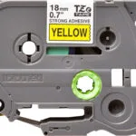 Brother TZE-S641 Ταινία Ετικετογράφου 8m x 18mm σε Κίτρινο Χρώμα TZE-S641