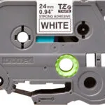 Brother TZE-S251 Ταινία Ετικετογράφου 8m x 24mm σε Μαύρο Χρώμα TZE-S251