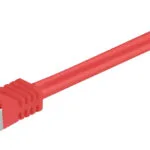 Goobay S/FTP Cat.6a Καλώδιο Δικτύου Ethernet 2m Κόκκινο 1τμχ 91607