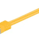 Goobay S/FTP Cat.6a Καλώδιο Δικτύου Ethernet 3m Κίτρινο 1τμχ 91611