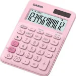 Casio MS-20UC Αριθμομηχανή Λογιστική 12 Ψηφίων σε Ροζ Χρώμα