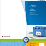 Herma 100 Αυτοκόλλητες Ετικέτες Α4 Ορθογώνιες 4428 210x297mm