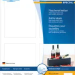 Herma 40 Αυτοκόλλητες Ετικέτες Α4 Ορθογώνιες 8882 90x120mm