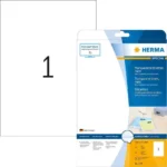 Herma 25 Αυτοκόλλητες Ετικέτες Α4 Ορθογώνιες 4375 210x297mm