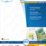 Herma 600 Αυτοκόλλητες Ετικέτες Α4 Στρογγυλές 5066 40mm