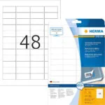 Herma 1200 Αυτοκόλλητες Ετικέτες Α4 Ορθογώνιες 4346 45.7x21.2mm