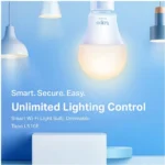 TP-LINK Smart Λάμπα Tapo L510E v3 LED 8.7W για Ντουί E27 και Σχήμα E37 Θερμό Λευκό 806lm Dimmable TAPO L510E