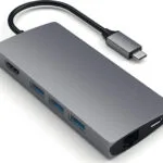 Satechi USB-C Docking Station με HDMI 4K PD Ethernet Γκρι (ST-TCMA2M)