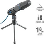 Trust 23790 Μικρόφωνο USB Επιτραπέζιο για Φωνητικά σε Μπλε Χρώμα