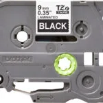 Brother TZE-325 Ταινία Ετικετογράφου 8m x 9mm σε Μαύρο Χρώμα TZE-325