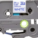 Brother TZE-253 Ταινία Ετικετογράφου 8m x 24mm σε Λευκό Χρώμα TZE-253