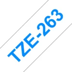 Brother TZE-263 Ταινία Ετικετογράφου 8m x 36mm σε Λευκό Χρώμα TZE-263