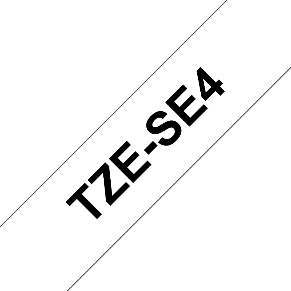 20200601112341_92eef965 Brother TZE-SE4 Ταινία Ετικετογράφου 8m x 18mm σε Λευκό Χρώμα TZE-SE4 - Image 1