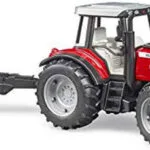 Bruder Massey Ferguson & Frontloader and Timber Trailer Τρακτέρ 1:16 Αγροτικό για 3+ Ετών