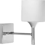 Active Jet AJE-MIRA 1P Κλασικό Φωτιστικό Τοίχου Ασημί 11.5x10x11.5εκ.