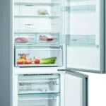 Bosch Ψυγειοκαταψύκτης 438lt Total NoFrost Υ203xΠ70xΒ67εκ. Metal Look KGN49XLEA