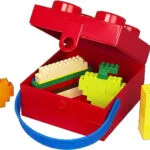 LEGO Πλαστικό Παιδικό Δοχείο Φαγητού Κόκκινο 16.5 x 16.5 x 11.7εκ. 299078