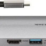 D-Link USB-C Docking Station με HDMI 4K PD Ethernet Ασημί (DUB-M810)