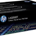 HP 128A Γνήσιο Multipack Toner Laser Εκτυπωτή Κίτρινο/Κυανό/Ματζέντα 3τμχ CF371AM