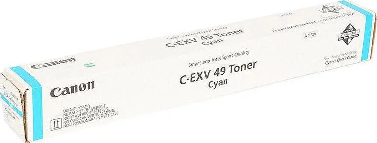 20200708135518_18a939a7 Canon C-EXV49C Γνήσιο Toner Laser Εκτυπωτή Κυανό 19000 Σελίδων 8525B002 - Image 1