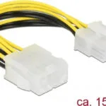 DeLock 8-Pin EPS - 8-Pin EPS Cable 0.15m Πολύχρωμο 85451