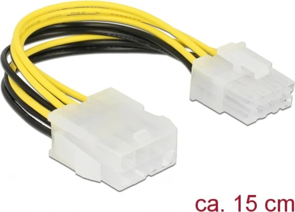 DeLock 8-Pin EPS - 8-Pin EPS Cable 0.15m Πολύχρωμο 85451 - Image 1